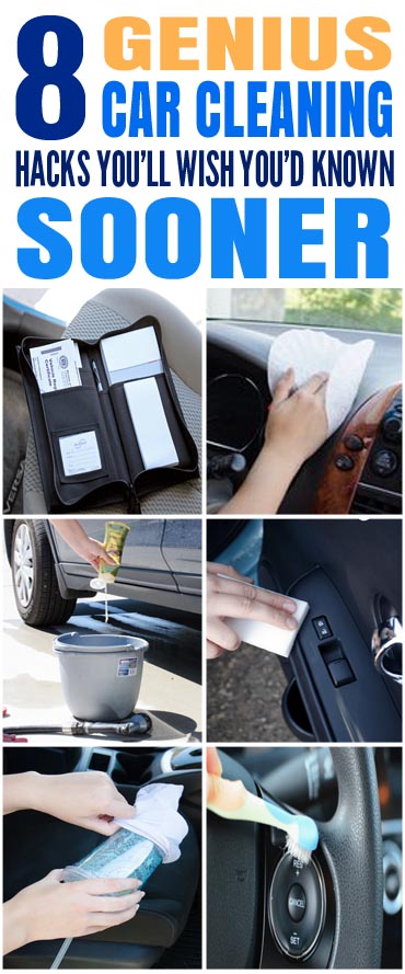 8 Genius Car Cleaning Hacks You'll Wish You'd Have Known Sooner