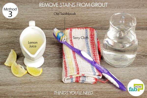 Remove Stains From Grout