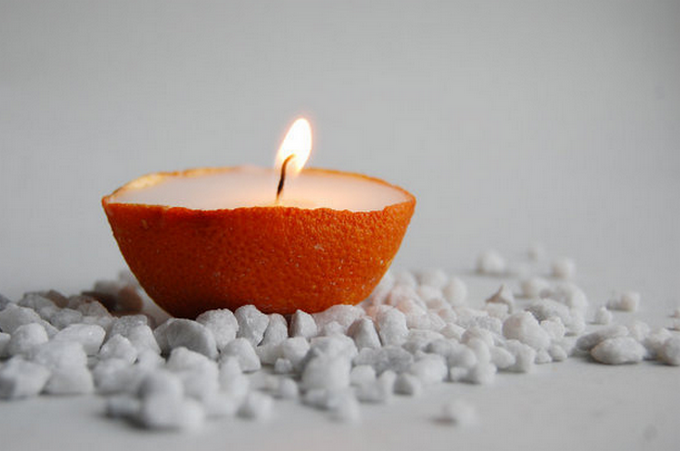 This Orange Peel Candle Absolutely Works