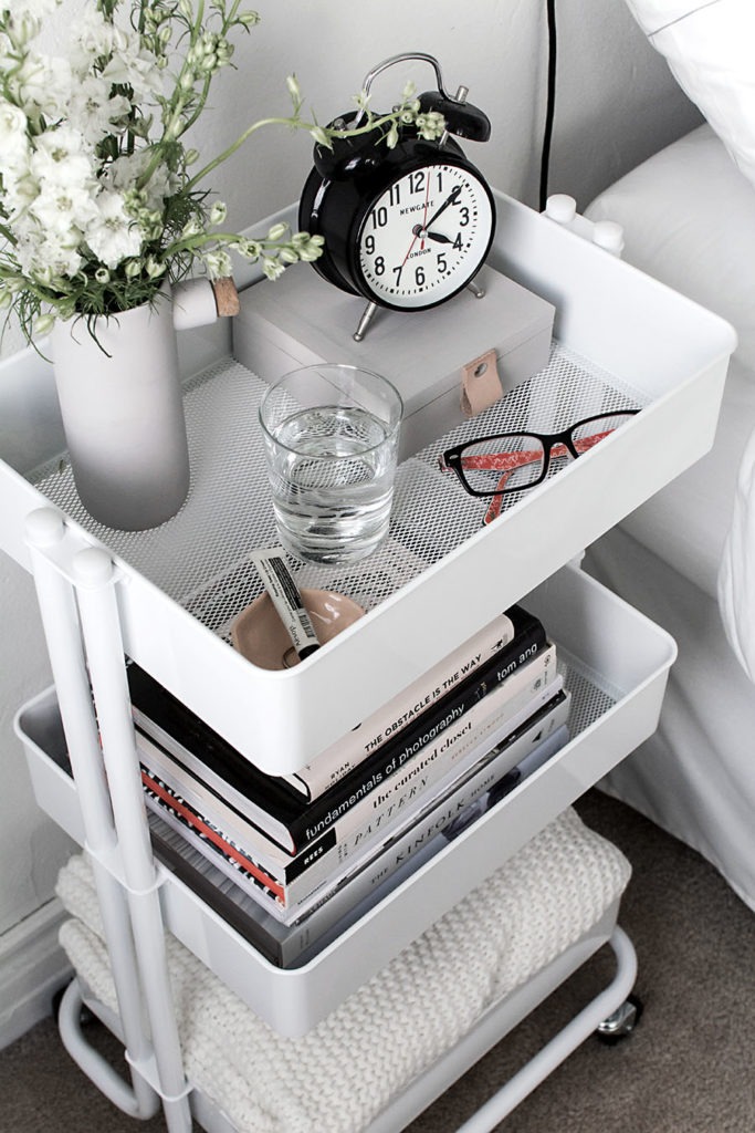 Use A Storage Cart To Get More Organized