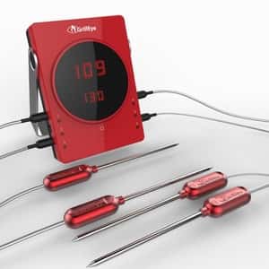 GrillEye Smart Bluetooth Grilling and Smoking Thermometer