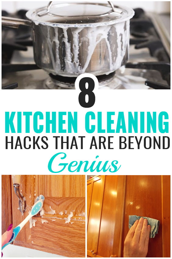 Kitchen cleaning hacks